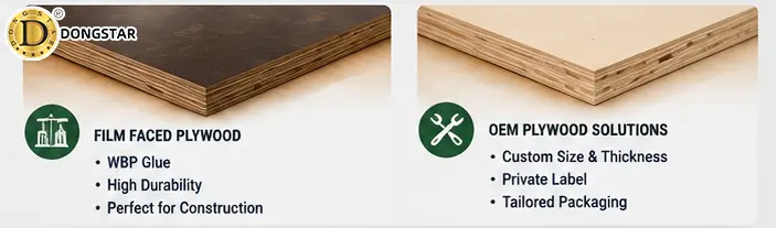 Vietnam Film Faced and OEM Plywood